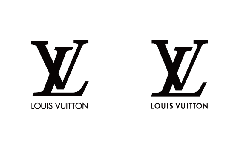 Lv LOGO進(jìn)行了細(xì)微調(diào)整，圖案纖細(xì)字體厚實(shí)