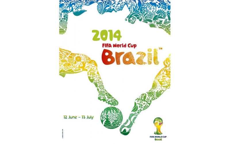 驚艷的巴西足球世界杯海報(bào)設(shè)計(jì)賞析
